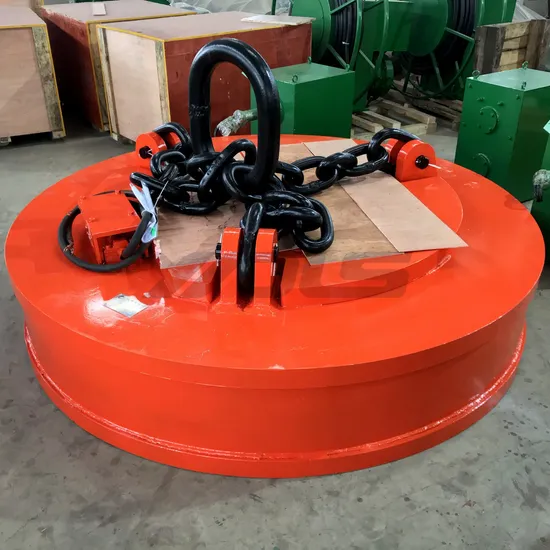 Crane Lifting Electromagnet to Lift Steel Scrap of MW5-80L/1 Equipment