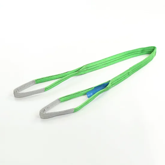 1t Double Flat Eye to Eye Lifting Belt Polyester Webbing Sling