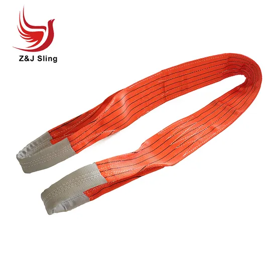 3t 4t 5t Polyester Flat Woven Sling Lifting Sling Lifting Strap for Crane