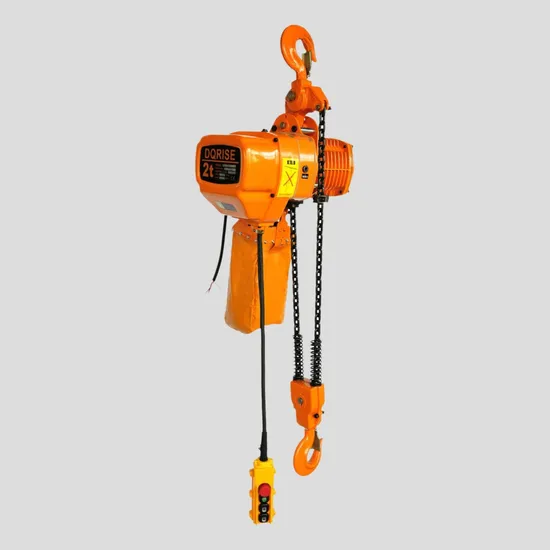 OEM 2t 2000kg Crane Lifting Equipment Electric Chain Block for Construction Hoist