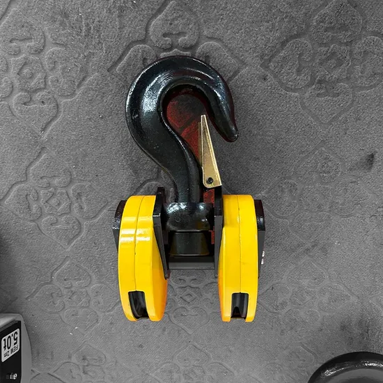 5ton 10 Ton Forging Double Safety Pulley Hooks for Cranes