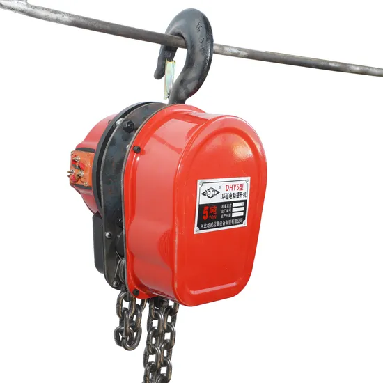 Manufacturer Direct Supply Electric Operated Hydraulic Emulsion Pulley Block Hoist for Heavy Lifting Applications