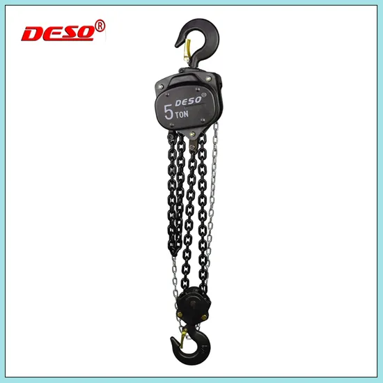 Heavy Duty Manual Crane Steel Chain Block / Hoist for Lifting