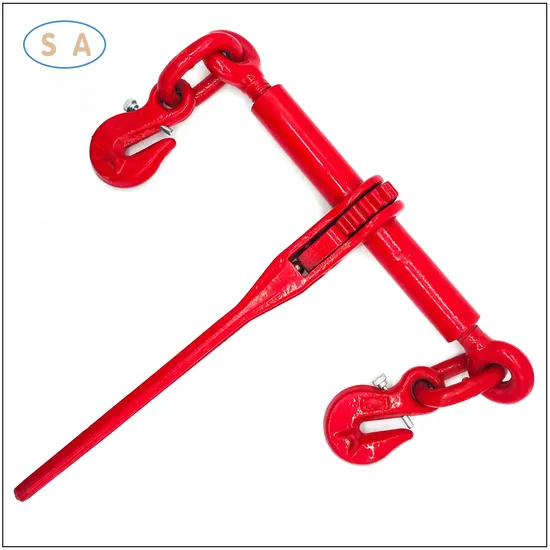 Marine Metal Rigging Forging Hand Ratchet Cable Puller Tightener with Hooks