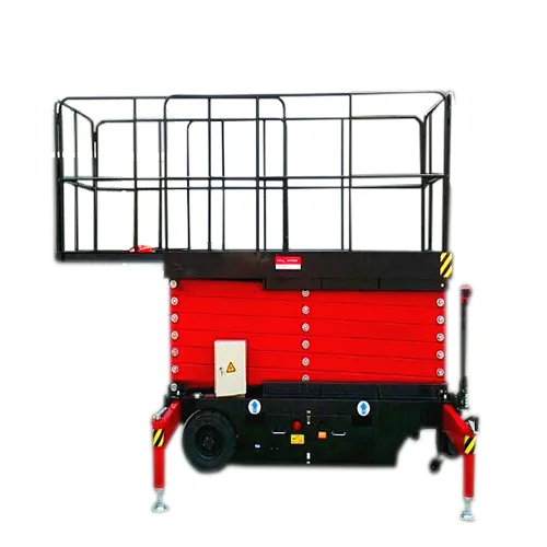12m Self Propelled Manganese Steel Scissor Lift for Maintenance