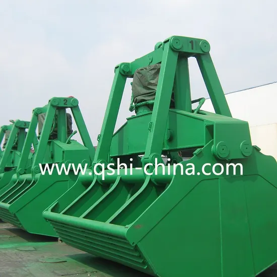 Maritime Crane Grab Bucket Electric0hydraulic Clamshell Grab