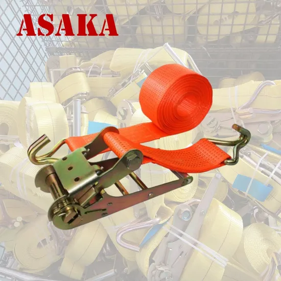 10 Ton Ratchet Cargo Lashing Belts with High Quality
