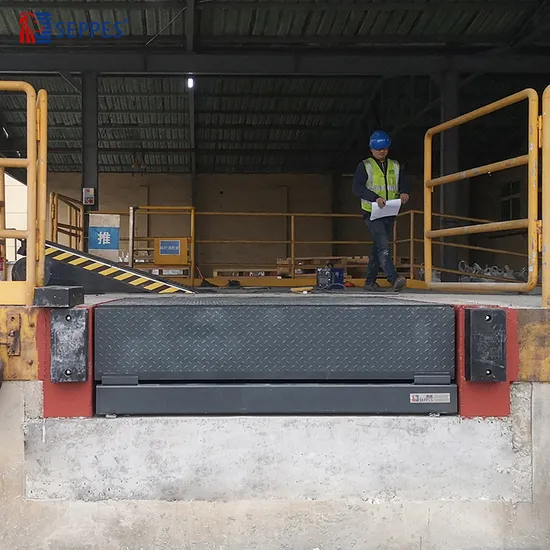 Fixed Boarding Bridge Stationary Dock Leveler for Us Market Loading Dock Container Load Ramp for Container