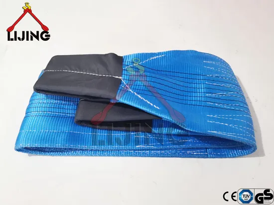 2ply 10t Straight Eye&Eye Flat Webbing Lifting Sling, Range From 1t to 10t