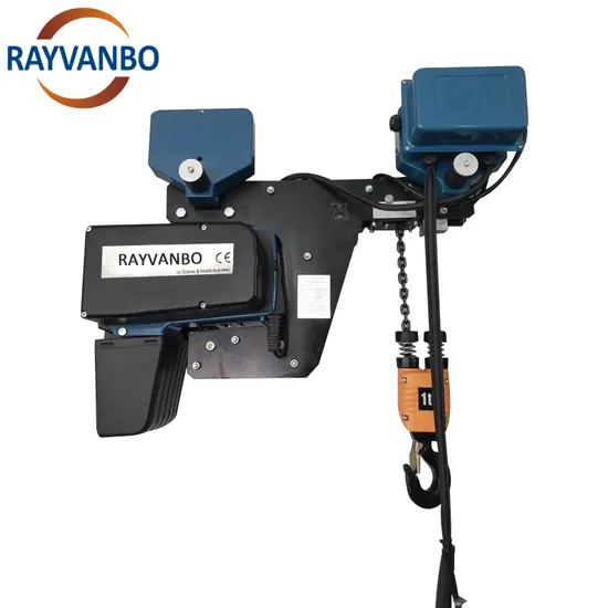 Rayvanbo 125kg 500kg European Double Speed Electric Chain Hoist with Hook