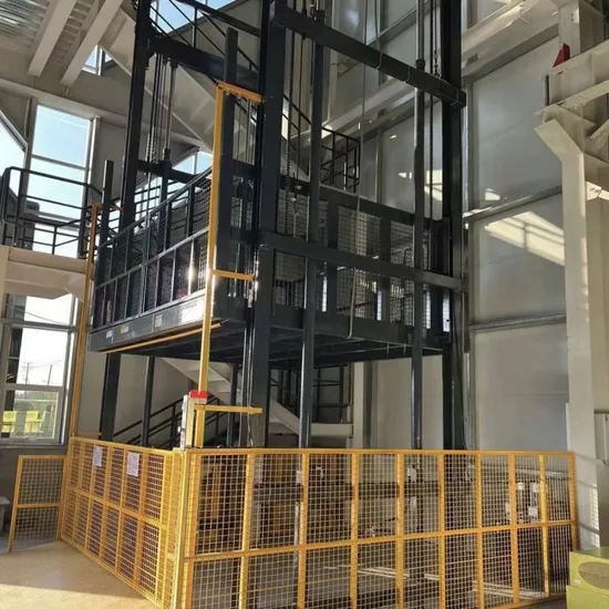 Warehouse Customized Height and Capacity Hydraulic Cargo Material Lift