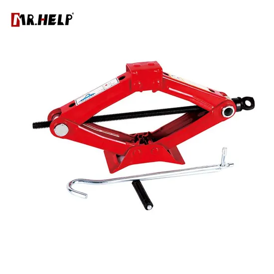 1t Scissor Jack Car Van Wind up Tyre Lift W/Chrome Crank Handle Emergency Tool