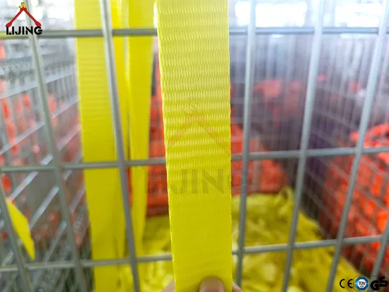 25mm Width Yellow Strap for Ratchet Tie Down