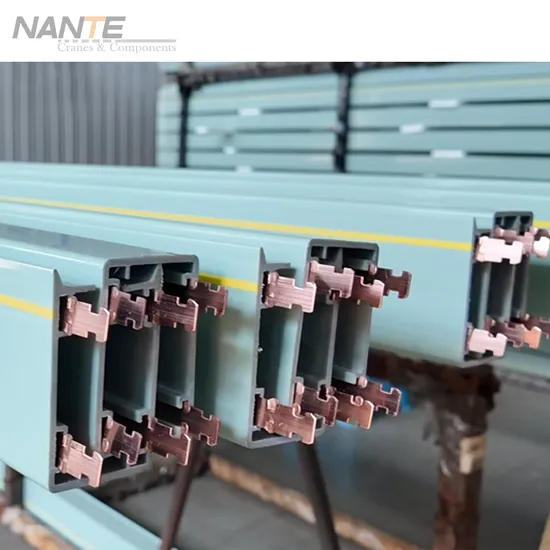 4 Poles Copper Bus Bar Power Track System for Gantry Cranes