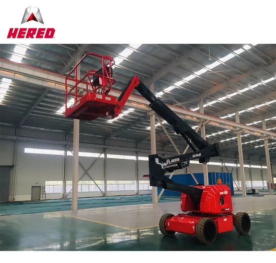 Hered Best Selling Professional Folding Arm Spider Boom Lift Self Drive Articulating Lift