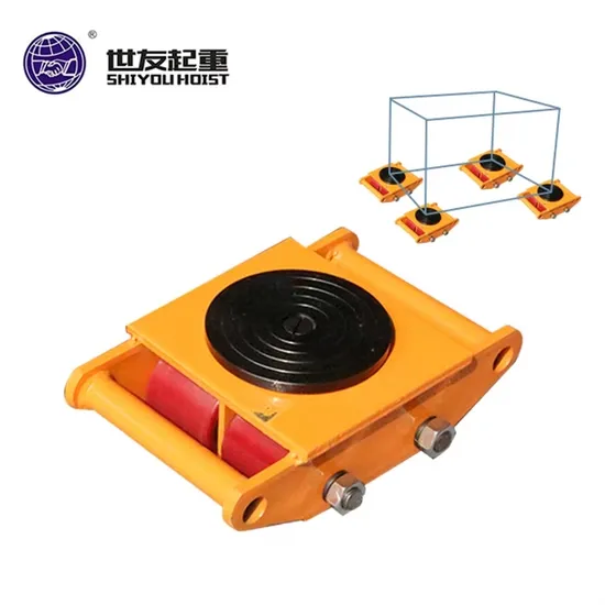 Heavy Duty Steel Adjustable Trolley Machine Moving Roller Skates