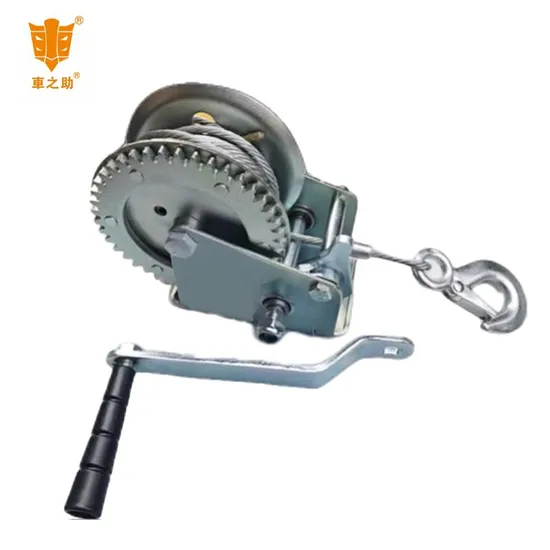 Wire Cable 1t 2500lb Hand Winch for Boat Trailer Manual Winch