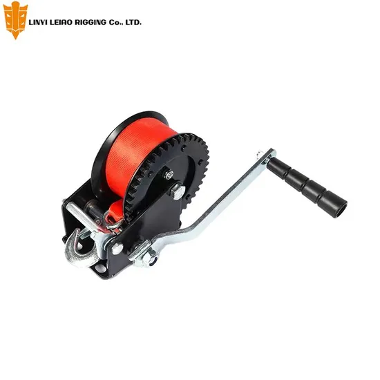 Brake Belt Strap Hand Winch with Automatic System and 50mm Webbing