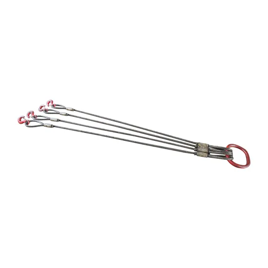 Mutiple-Leg Wire Rope Sling with Rings and Thimbles