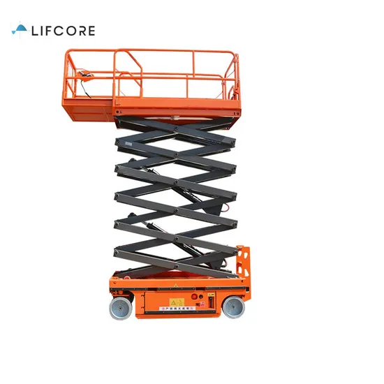 Factory 12m Mobile Aerial Working Electric Hydraulic Self Propelled Scissor Man Lift