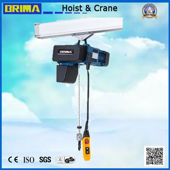 Brima 2500kg European Electric Chain Hoist with Hook