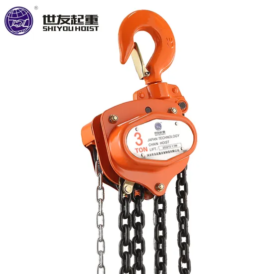 2 Ton Chain Block 7.5tnconstruction Lifting Equipment Hoists Construction Hoist Chain Pulley Block