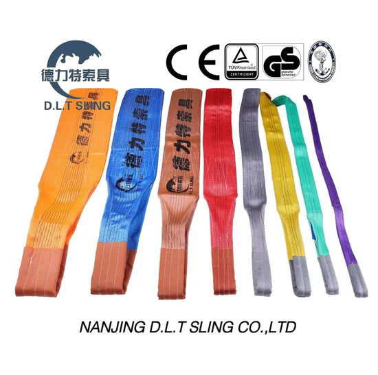 "6t Polyester Lift Sling - Heavy Duty Webbing Sling for 6 Ton Capacity