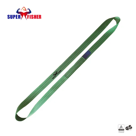 5.9′′w Vertical Lift Twisted Eye Throwaway Webbing Strap Endless Sling Belt