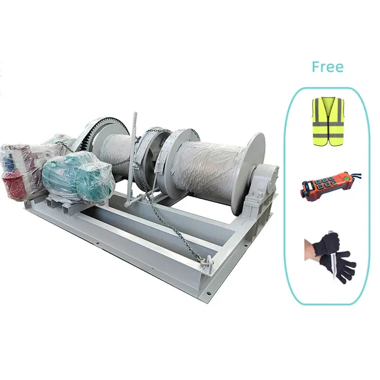 Fast Speed Electric Winch 10 Ton with Double Drum