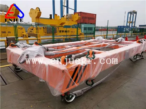 Enjue Customerized Lifting Rod with Lifting Sling Lifting Beam with Swivel Hook for Port /Marine Crane for Cargo Loading Unloading with BV RS ABS Certificate