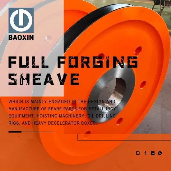 Welding Hot-Rolled Pulleys of Oil Drilling Rigs for Mining Heavy Equipment