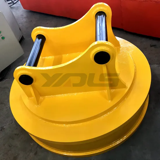 Excavator Electromagnet for Lifting Steel Scrap