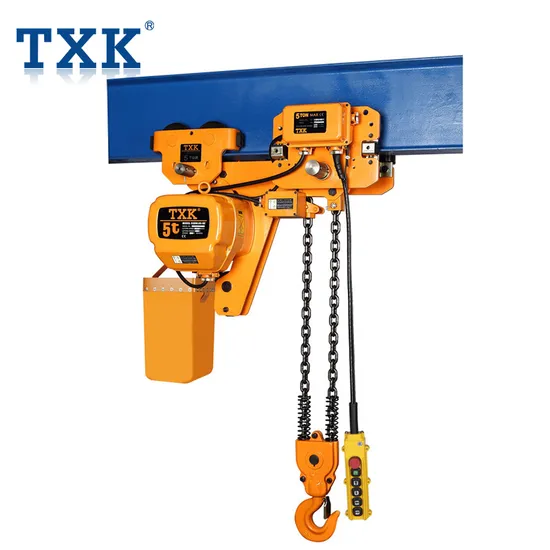 Txk Winch Factory Manufacturer 5 Ton Low Headroom Hoist