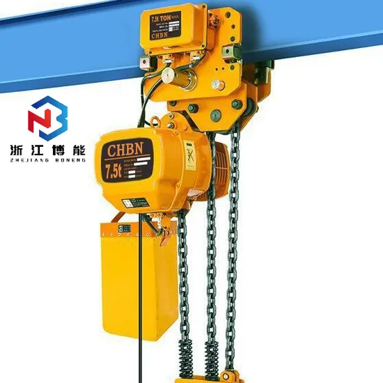 Adjustable Height 200V-440V Custom Ultra Low Type Ghost Head Chain Electric Hoist