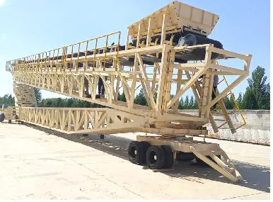 Radial Telescopic Stacker Conveyor with Materials High Handling Capacity