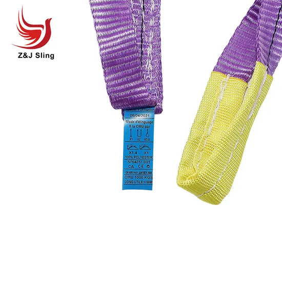1t Double Eye Flat Polyester Lifting Webbing Sling