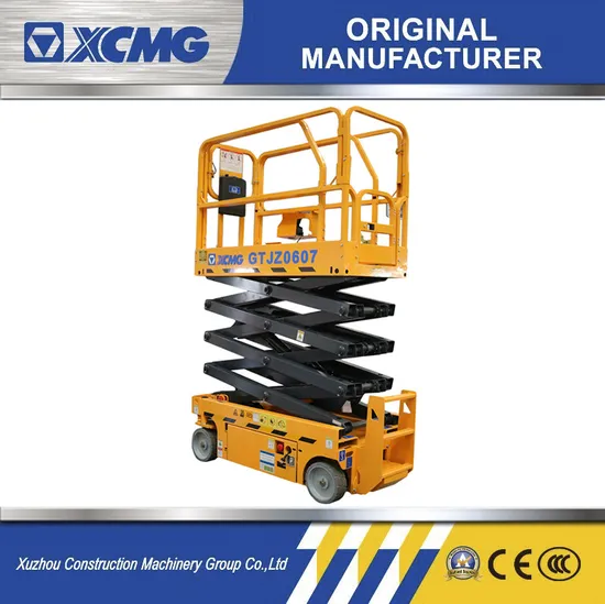 XCMG Gtjz0607 6-12m Used Mini Electric Scissor Aerial Workl Platform