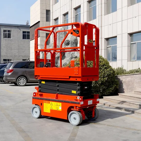 6m-14m Fully Automatic Hydraulic Battery Powered Self Propelled Scissor Lift