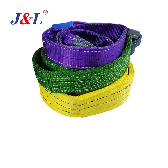 Juli Synthetic Duplex Lifting Belt Webbing Sling with ISO for Cargo