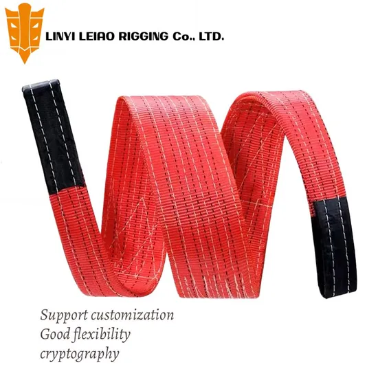 High Quality 1t-5t Woven Polyester Lifting Webbing Sling Belt Customized