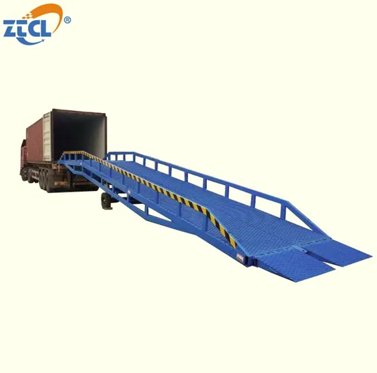 2.2m Width 6ton 8ton 10ton 12tons 15ton Hydraulic Mobile Container Truck Loading Unloading Platform Ramp