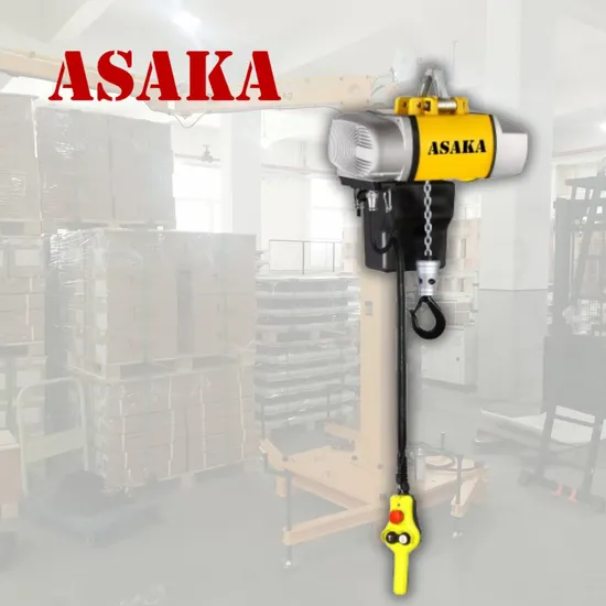 China Factory CE Approved 500kg Mini Electric Chain Hoist with New Design
