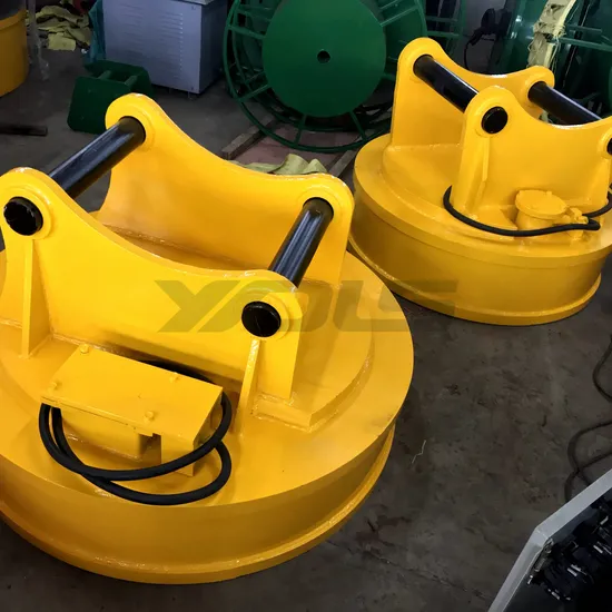 Round Lifting Electric Magnet for Excavator