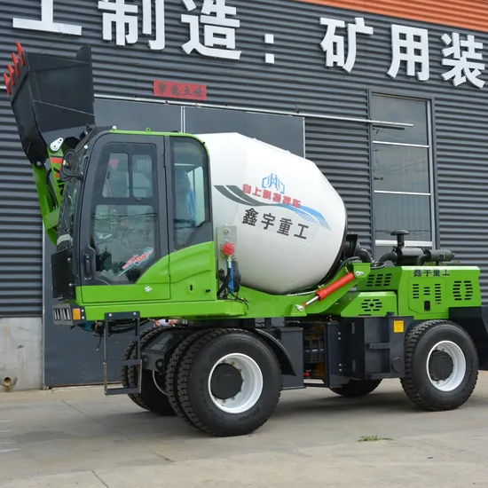 Construction Concrete Pump Tractor Auto Dumping Mobile Self-Loading Small Cement Concrete Mixer Truck
