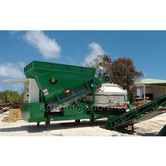 10-35m3/H New Portable Concrete Batching Mixing Batch Plant for Sale MB1800
