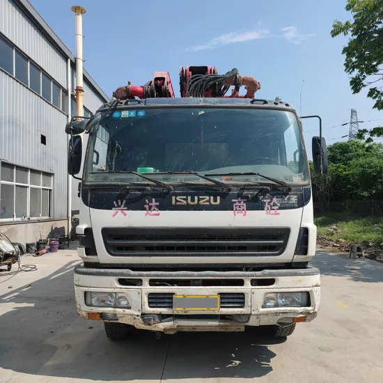 Used Xg Hb46K Pump Truck: Unique Anti-Blocking Pipe Technology