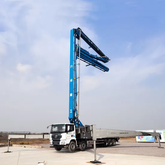 Jiuhe 70m Good Quality Construction Machine Wall Cement Pump Truck Mounted Concrete Boom Pump China Heavy Concrete Pump Truck