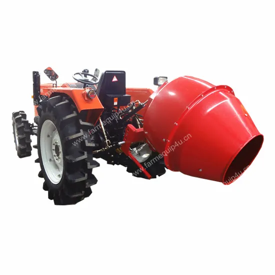 Construction Machinery Tractor 3 Point Pto Driven Concrete Mixer 5 Cubic FT