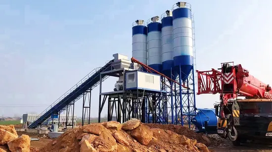 China Factory Good Quality Stationary Mixing Batching Dry Mix Concrete Batch Plant