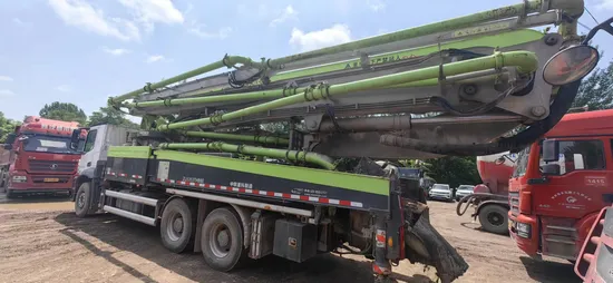 Construction Machinery Concrete Equipment Concrete Placing Boom Used Truck Mounted Beton Pump 2020 Year Zoomlion 50m Mercedes-Benz Concrete Pump Truck